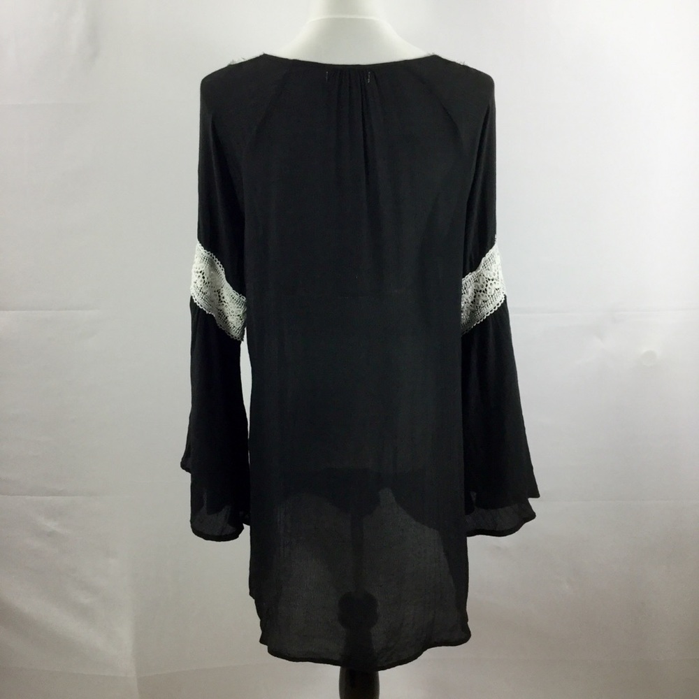 Umgee Bohemian Tunic Peasant Top Blouse Size 1XL - Picture 6 of 13